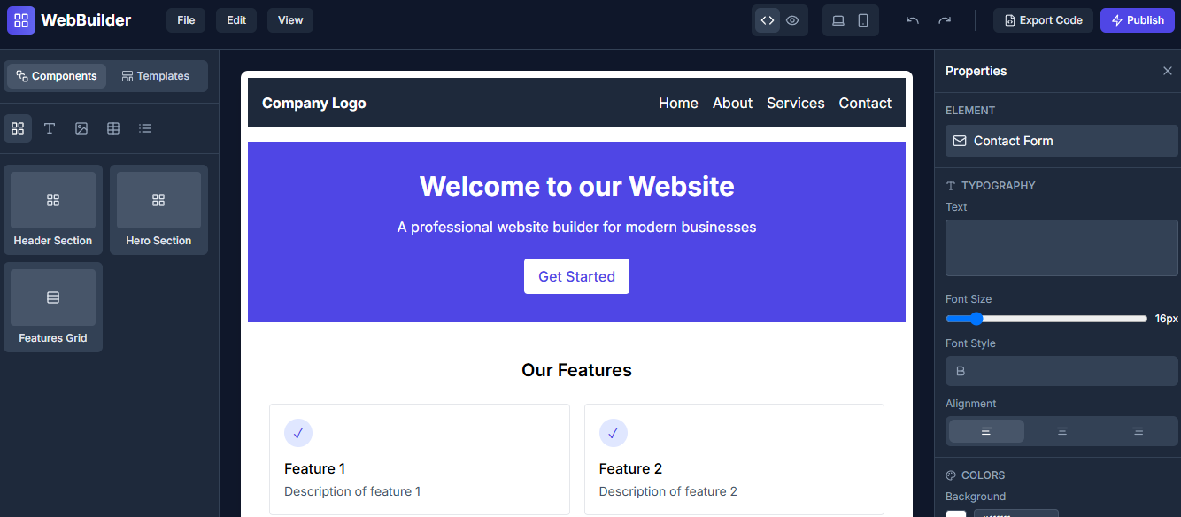 Web Builder